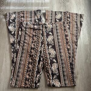 Bear dance boho paisley pants